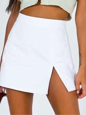 Princess Polly White Miniskirt